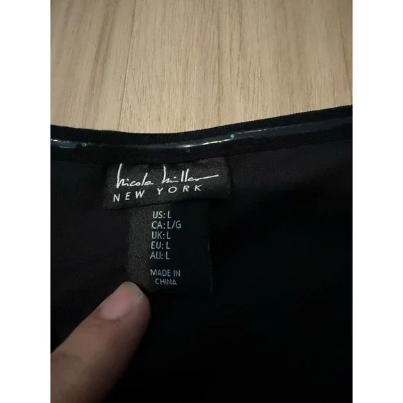 Nicole Miller Womens Dress Size L Black  Strapless Full Length Evening - Picture 6 of 6